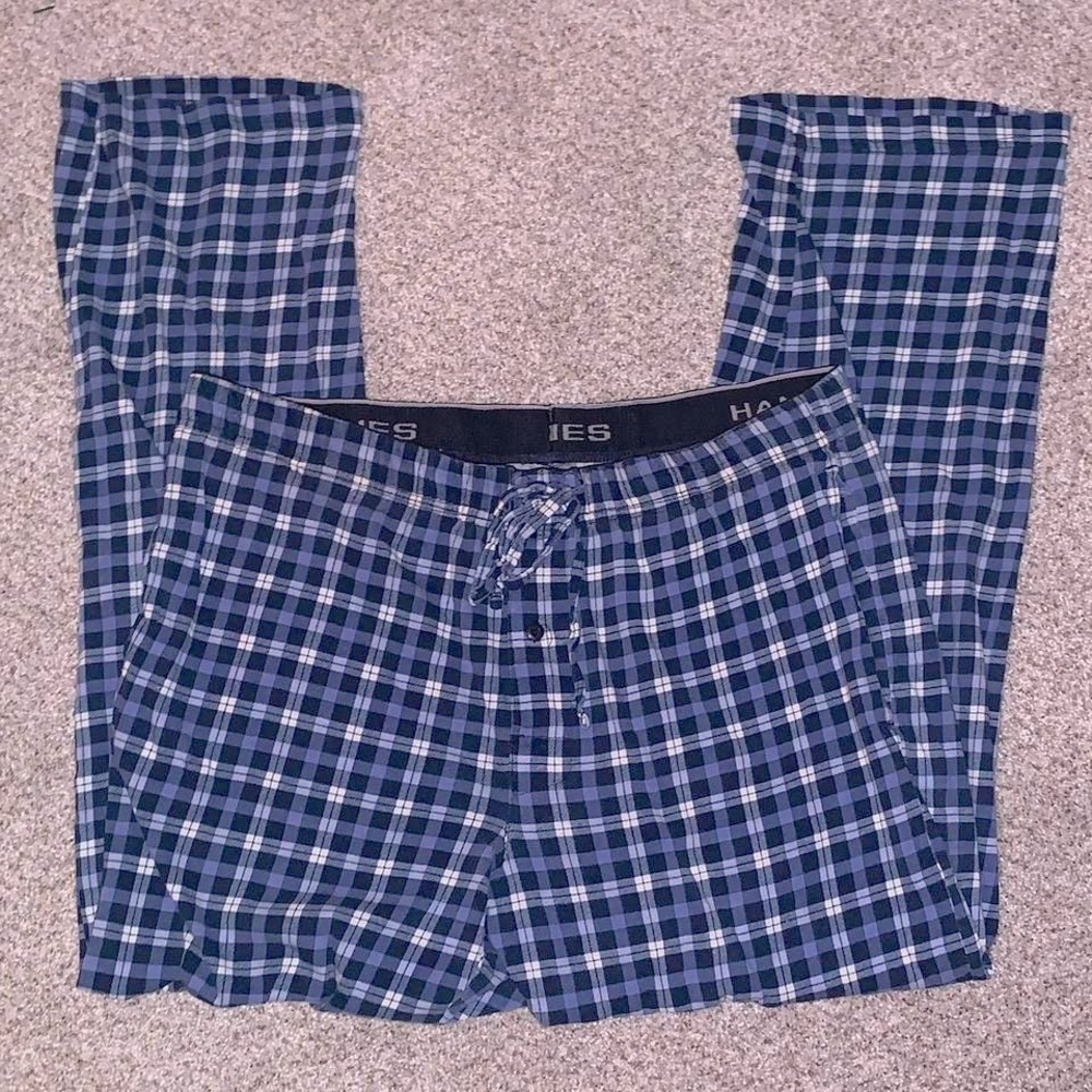 Medium Hanes Plaid PJ Pants